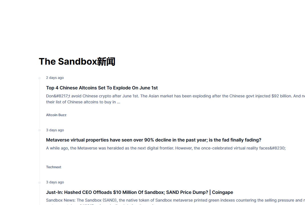 sand币兑换人民币走势图彩虹图
