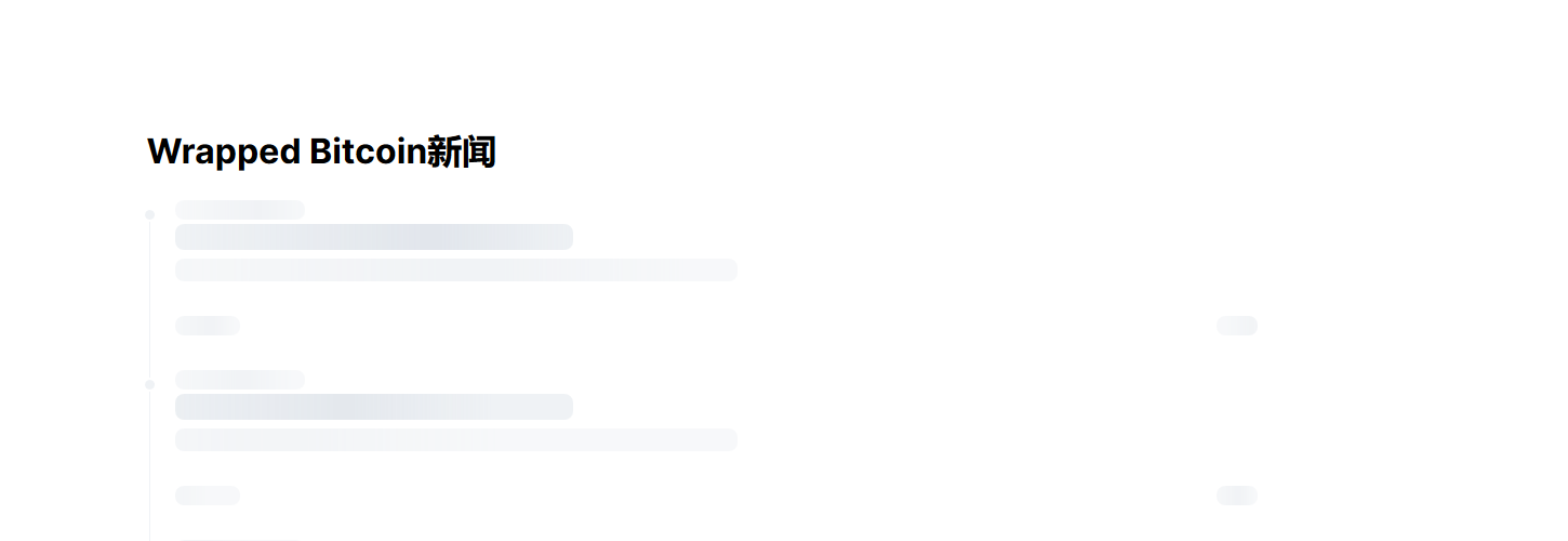 Wrapped Bitcoin币（wbtc币）各个交易所价格